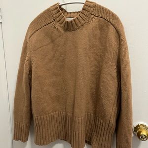 Tuckernuck sweater camel cuffs mock neck